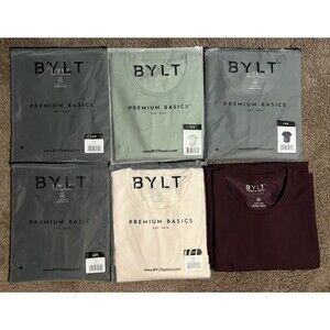 Lot of 6 BYLT Mens T-Shirts Size XXL Brand New
